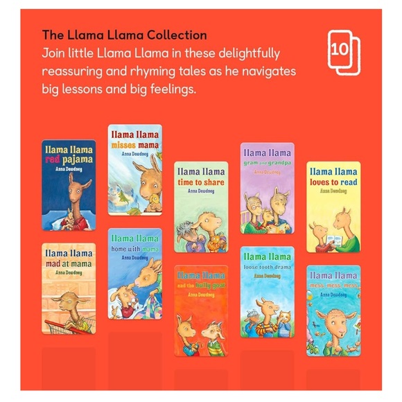 Yoto player Llama Llama Yoto Cards - 10 pack - Picture 2 of 2